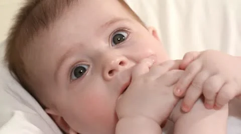 Small child plays Stock Footage 20496129