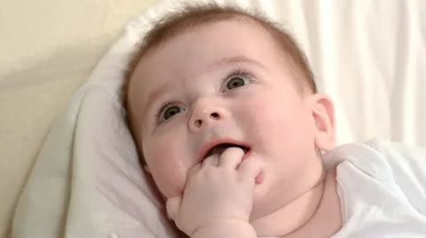 Small child plays Stock Footage 20620017