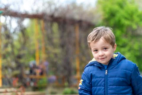 Small child portrait looking at the camera Stock Photos