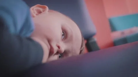 Small Child Resting His Head Stock Footage 199660490