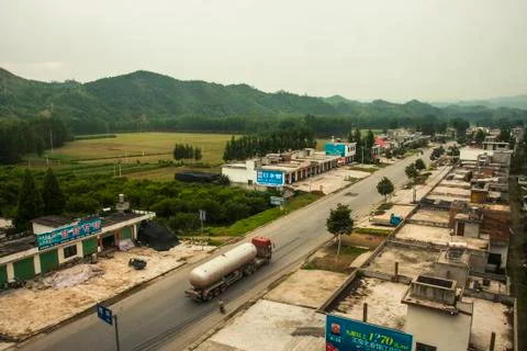 Small Chinese Town Stock Photos