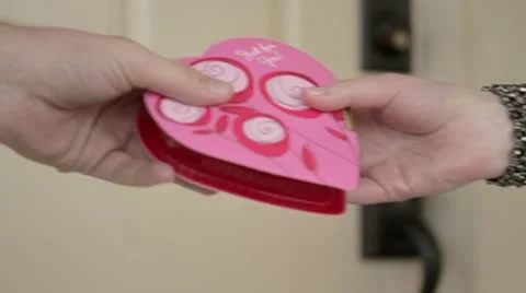 Small Chocolate Gift Stock Footage 10772231