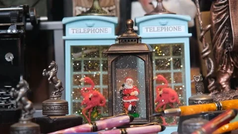 Small christmas accessories Stock Footage 170832034
