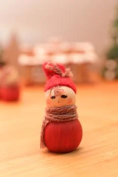 Small christmas figure Stock Photos