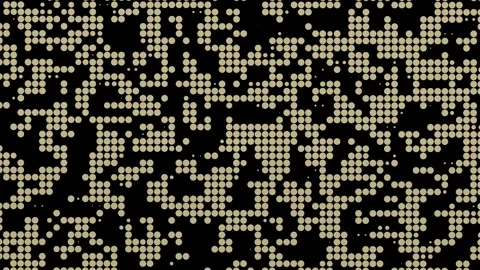 Small Circle Grid Pattern Background Clean Dots with Dynamic Scale Motion Stock Footage 306267813
