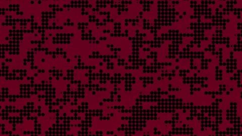 Small Circle Grid Pattern Background Energetic Dots with Popping Animation Stock Footage 306267830