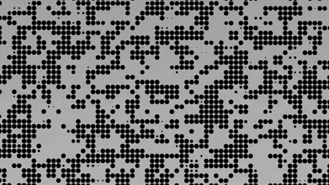 Small Circle Grid Pattern Background Lively Circles in Minimalist Animation Stock Footage 306267831