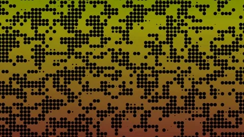 Small Circle Grid Pattern Background Scattered Circles with Dynamic Energy Stock Footage 306267845