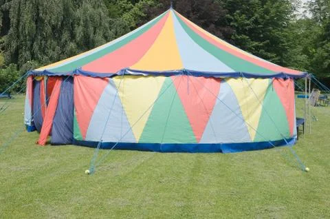 Small circus tent Stock Photos