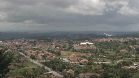 Small City with clouds Video stock 150179821