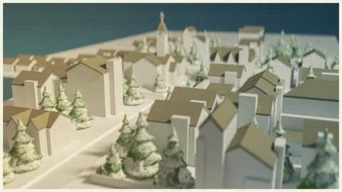 Small city Stock Illustration