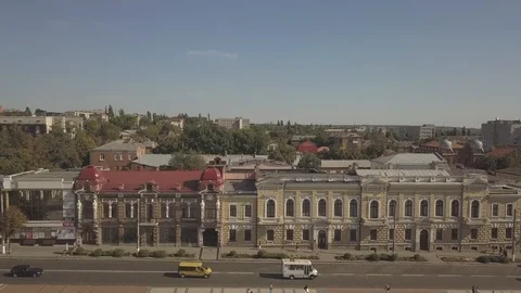 Small city view Video stock 120579428