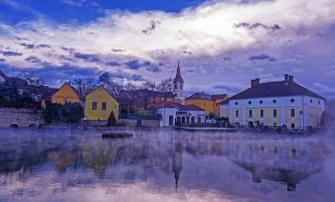 Small city,Tapolca Stock Photos