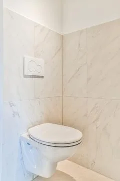 Small clean washroom Stock Photos