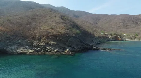 Small cliff on the coast Video stock 63749631