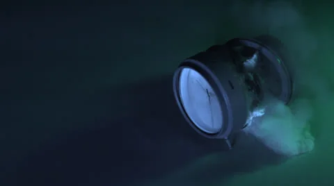 SMALL CLOCK EXPLOSION (SLOW MOTION) - UP Stock Footage 25239785