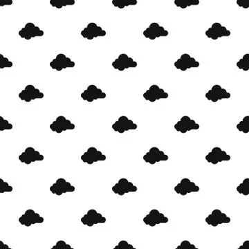 Small cloud pattern seamless vector Illustrazione stock