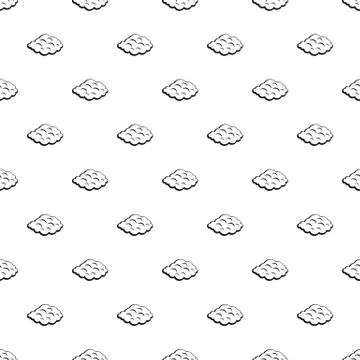 Small cloud pattern vector Illustrazione stock