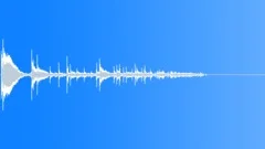 Small coin putting on glassSound Effect