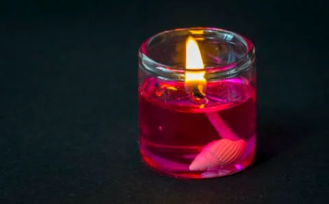 Small colored candles Foto stock
