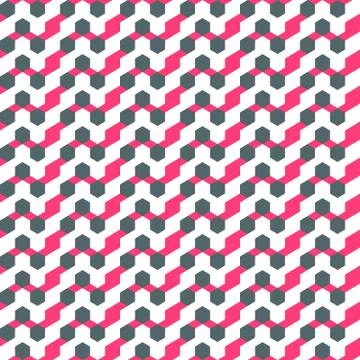 Small colored polygons on a beautiful background seamless pattern Stock Illustration
