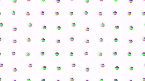 Small colorful dots pattern on white background Stock Footage 339424464