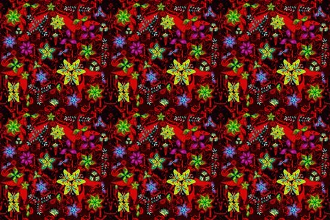 Small colorful flowers. Cute pattern in small flower. Spring floral background w Stock Illustration