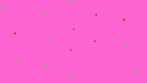 Small colorful squares pattern on a bright pink background Stock Illustration