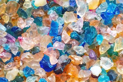 Small colorful stones background pattern Stock Photos