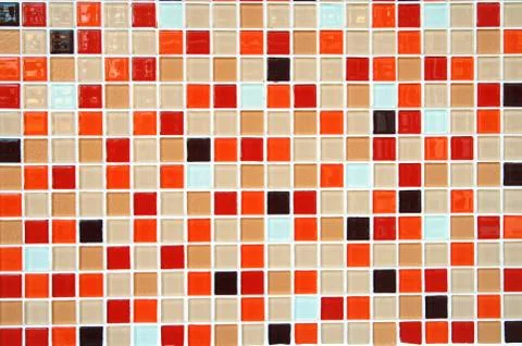 Small colorful tile background Stock Photos