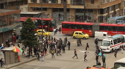 Small Communist demonstration Stock Footage 37684154