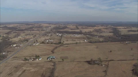 Small Community Countryside Stock Footage 39794791