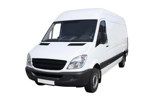 Small compact van Stock Photos
