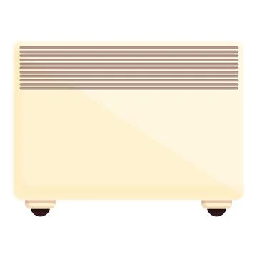 Small convector icon cartoon vector. Home panel Illustrazione stock