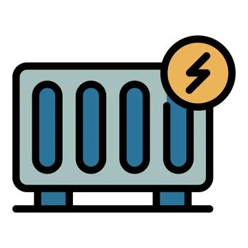 Small convector icon vector flat Illustrazione stock