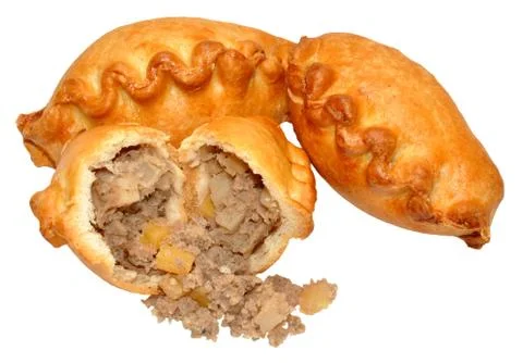 Small Cornish Pasties Stock Photos