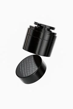 Small cosmetic pump bottle mockup, glossy black skincare pump packaging Stock Illustration