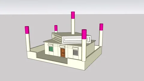 Small Cottage Vídeo Stock 344411532