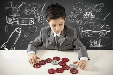 Small creative engineer Stock Photos