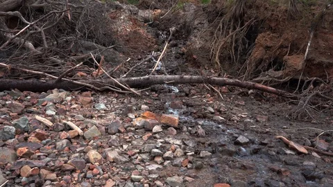 Small creek among stone cliffs. Stock-Footage 108686718