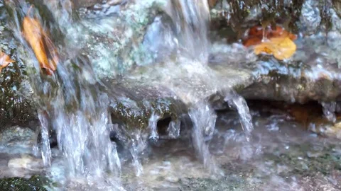 A small creek in the mountains forest. Prores 4:2:2 10 Bit - UHD 4K Stock-Footage 82285162