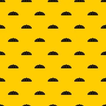 Small crown pattern vector Stock Illustration