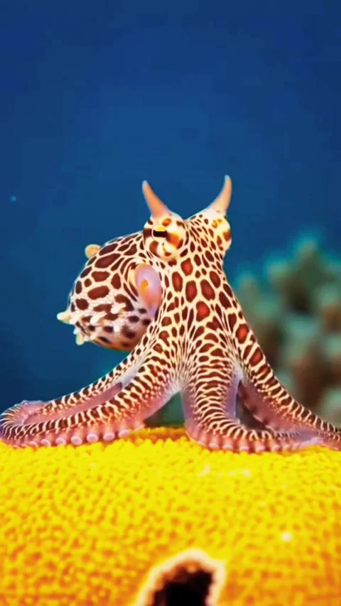 Small Crustacean Camouflaged on Sandy Seabed Near Tropical Reef Video stock 338426734