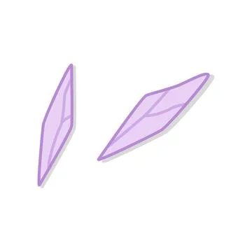 Small Crystal Shard Stock Illustration
