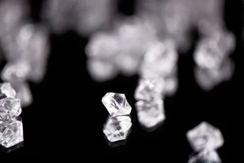 Small crystals Stock Photos