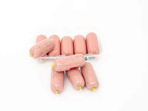 Small custard wrapper, crushed liver mousse, sachet of terrine, Stock Photos