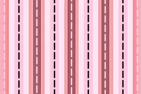 Small cut lines simple pink shades color background Illustrazione stock