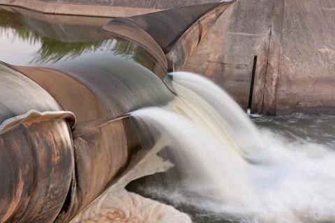 Small dam made Stock Photos