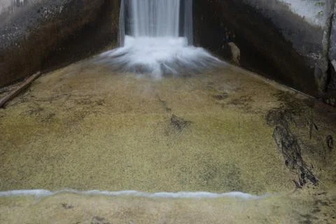 Small Dam Spill Base Stock Photos