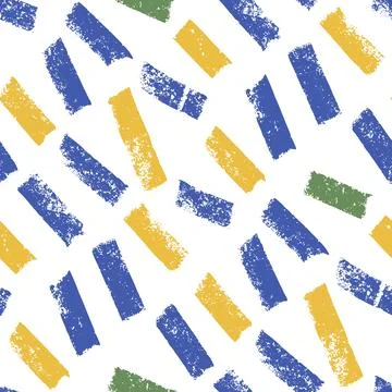 Small dash diagonal random lines seamless pattern crayon pencil drawn. Pastel Stock Illustration